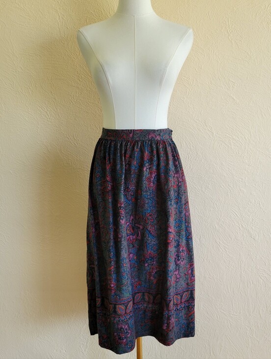 F.A. Chatta Dresses & Skirts - F.A. Chatta | Vintage Floral Full Skirt